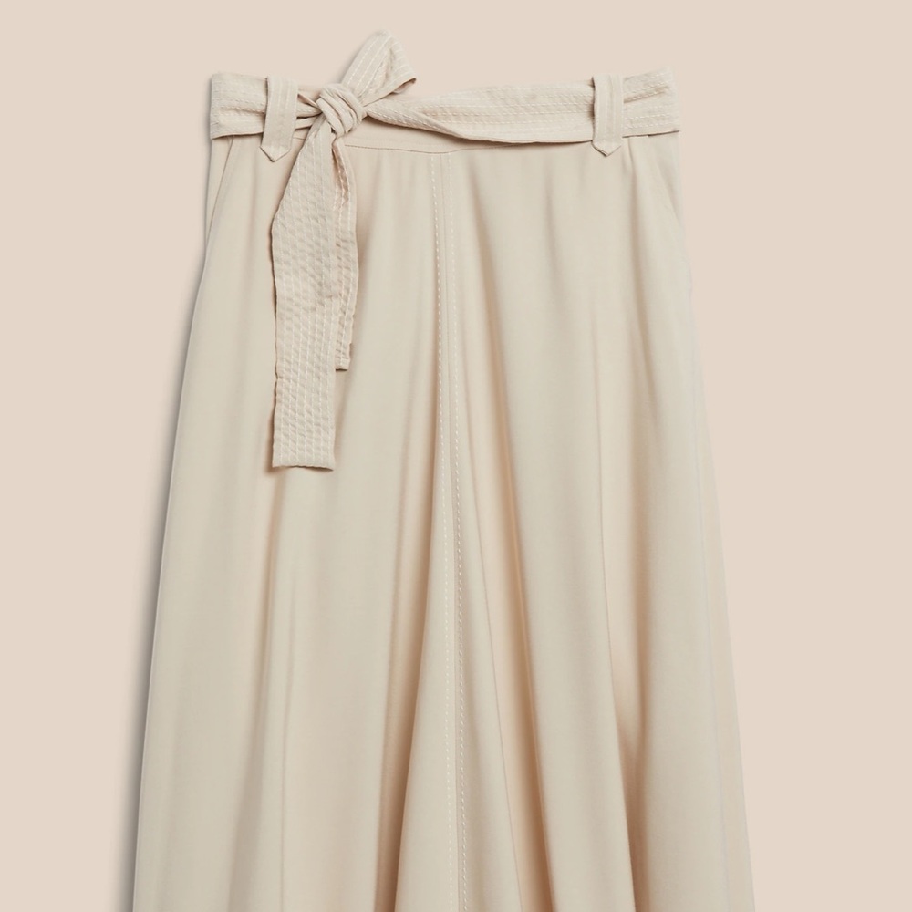 NWT Banana Republic Tie Waist Pocket Skirt